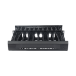 Organizador de Cables Horizontal CableTek, Sencillo (Solo Frontal), Para Rack de 19in, 2UR