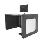 Escritorio Estación Mobiliaria Profesional de Monitoreo y Control / Videovigilancia / Acceso / Alarmas / Etc... / Metálica / Color Gris Oxford