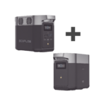 Kit de Estación de Energía Portátil 1024Wh + Batería Externa 1024Wh (2048Wh Totales)