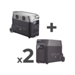 Estación de Energía Portátil DELTA PRO 3600Wh Litio LFP / 5 AC 3600W (7200W Pico) / 2 USB-C 200W / Capacidad para Aumentar Respaldo / Cargador de Coche 10A a 12.6V / Conectividad WiFi y Bluetooth (App) / Carga Solar 1600W Ma