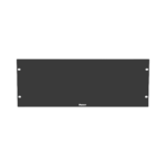 Tapa Ciega Para Rack Estándar de 19in, Plano, de Acero, 4UR, Color Negro