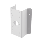 Montaje de Esquina para PTZ TURBOHD o IP / Uso en Exterior / Material de Acero de Carbono / Color Blanco