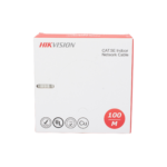 Bobina de Cable UTP 100 Mts / Cat 5E (24 AWG) / Color Blanco / PVC (CM) / Uso en Interior / 100% Cobre / Aplicaciones de CCTV y Redes de Datos