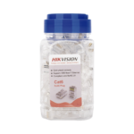 Bote con 100 Piezas de Plug Modular RJ45 / Cat 6 / Chapado en Oro a 30 Micras / Sin Blindaje / Facil Instalación / Uso Interior / Soporta Norma TIA-568B / Cumple con RoHS 2.0