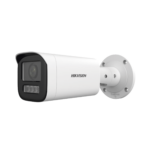 Bala IP 4 Megapíxel / Lente Motorizado 2.8 a 12 mm / Dual Light (50 mts IR + 50 mts Luz Blanca) / ACUSENSE Lite / Microfono Integrado / Exterior IP67 / WDR 120 dB / PoE  / Micro SD / Alarmas I/O