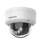 [Dual Light] Domo IP 4 Megapixel / Lente 2.8 mm / 30 mts IR + 30 mts Luz Blanca / Micrófono Integrado / Antivandálico IK08  / Exterior IP67 / H.265 / PoE / ONVIF / Micro SD
