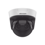 PanoVu Series / Vista Panorámica 180° / 8 Megapixel en Total / 4 Lentes 2.8 mm (2 Megapixel) / 20 mts IR EXIR / Exterior IP67 / IK10 / 12 Vcc / PoE+ / MicroSD