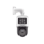 [TandemVu] PTZ IP 4 Megapixel con Cámara Panoramica 6 Megapixel / 25X Zoom / 100 mts IR / IP66  / WDR / PoE+ / Entrada-Salida de Audio y Alarma / Ultra Baja Iluminación / Micro SD