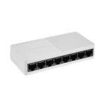 Switch No Administrable de Escritorio de 8 Puertos / Fast Ethernet  10 / 100 Mbps / Diseño Compacto y Estetico