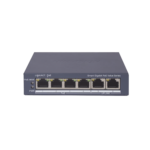 Switch Gigabit PoE+ / Administrable / 4 Puertos 1000 Mbps PoE+ / 2 Puertos 1000 Mbps Uplink / Configuración Nube Hik-PartnerPro / Modo Extendido hasta 300 Metros / 45 Watts