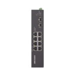 Switch Industrial No Administrable Gigabit / 6 Puertos Gigabit PoE+ (30 W) + 2 Puertos Gigabit PoE++ (60 W) / 2 Puertos SFP / 120 W Total / 48 a 57 VCD / Ideal para Proyectos / 300 Metros de Distancia