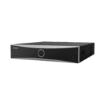 NVR 12 Megapixel (4K) / 32 Canales IP / Reconocimiento Facial / AcuSense (Evita Falsas Alarmas) / 8 Bahías de Disco Duro /  2 HDMI en 4K / Alarmas I/O