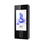 Terminal Facial Min Moe con LECTOR DE HUELLAS y Tarjetas MIFARE / 3000 Rostros / 3000 Huellas / Pantalla 4.5" / Administrable en la Nube con Hik-Connect Teams  / Exterior IP65  / PoE / WiFi / HIK-IA / SIP Estandar