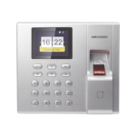 Terminal de Control de Acceso y Asistencia compatible con APP Hik-Connect (P2P) / Lectura de Huella y de Tarjetas EM / Soporta hasta 1000 Huellas / Relevador para Chapa / Software iVMS4200