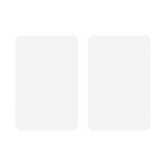 Kit de Repuesto (2 Piezas) de Aletas de Acrílico para Formar Carriles de 110 cms en Torniquetes Series DS-K3B631TX