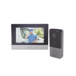 Kit de Videoportero IP Poe Estandar con llamada a App de Smartphone (HikConnect) / Apertura con tarjeta MIFARE / Frente de calle IP65 / Soporta 1 Departamento