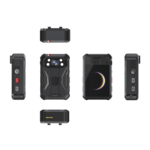Body Camera Portátil / Grabación a 2K / Pantalla 2.4" LCD / IP68 / H.265 / 32 GB de Almacenamiento / GPS / WIFI / 3G y 4G / Fotos de Hasta 40 Megapixel / Micrófono Integrado
