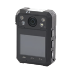 Body Camera Portátil / Grabación a 1920 × 1080p / Pantalla Frontal 1.77" TFT / Conexión Remota 4G / WiFi / GPS / Fotos de Hasta 40 Megapixel / IP68 / H.265 / 128 GB de Almacenamiento / Microfono Integrado