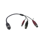 Cable Adaptador Tipo Aviación a BNC para Cámaras en DVR Móvil HIKVISION / 30 cm de Largo