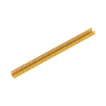 Canaleta Ranurada de PVC sin Tapa, Fiber-Duct™, 4 in de Ancho, 4 in de Alto y 1828.8 mm de Largo, Color Amarillo