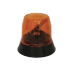 Baliza rotativa LED color ambar SAE Clase I con montaje permanente de 3 tornillos