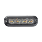 Luz perimetral , 8 LED Ultra Brillantes, Dual Color Ambar / Claro