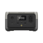 EcoFlow River 2 | Estación de Energía Portátil 256Wh Litio LFP / 2 AC 300 W (Max. 600W) / 1 USB-C 60W / 2 USB -A 12W / Cargador de Coche 8A a 12 o 24V / Conectividad WiFi y Bluetooth (App) / Carga Solar 110W Max.