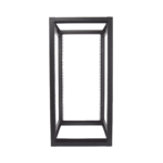Rack Estándar 19" de 4 Postes, Acero, 24 Unidades, Profundidad Ajustable.