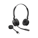 Jabra Engage 55, Auricular stereo versión MS con aislamiento de ruido activa, adaptador DECT USB-A (9559-450-125)