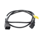 Cable de Alimentación Eléctrica Con Bloqueo de Seguridad, de IEC C19 a IEC C20, 1.8 Metros de Largo, Color Negro, 1 Pieza