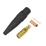 Conector camlock | 400 AMPERES | MACHO | color negro