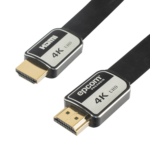 Cable HDMI de 5m | Alta Definición | Version 2.0 | Alta velocidad 18Gbps | 4K@60Hz | Conectores Chapados en Oro | Tipo Plano