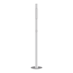 Poste para Cámara ANPR / Compatible con DS-TCG405-E / Altura de 1.3 Metros /  Color Blanco