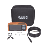 Cámara Boroscopio de Inspección 5.5mm 720p USB-C,  LCD 4.3" Color, Cuello de Cisne Nylon de 10' (3m) con Imán, Espejo, 6 LED´s. Batería Io-Li Recargable. Ideal en Electricidad, HVAC, Plomería y Aviación