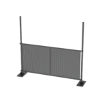 Base tipo Malla para Exhibición con 2 Postes.