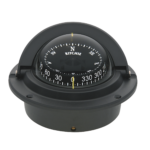 Brújula serie Voyager en color negro, cuenta con iluminación nocturna color verde.