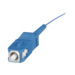 Pigtail de Fibra Óptica SC Simplex, Monomodo OS2 9/125, 900um, Color Azul, 2 Metros
