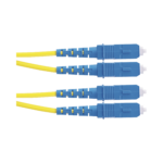 Jumper de Fibra Optica Monomodo 9/125 OS2, SC-SC Duplex, OFNR (Riser), Color Amarillo, 5 Metros