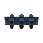 Placa Acopladora de Fibra Optica FAP, Con 6 Conectores SC Simplex (6 Fibras), Para Fibra Monomodo OS1/OS2, Color Azul