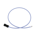 Cable de Conexión en Campo Jack a Plug RJ45, Categoría 6A, CMP (Plenum), 1 Metro, Color Azul