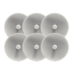 Paquete de 6 ePMP Force 300-25L para zonas con alta interferencia, hasta 400+ Mbps, 4910 - 6200 MHz, 802.11 AC Wave2, Antena de 25 dBi, baja latencia