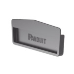 Tapa Final Para Canaletas FiberRunner™ 12x4, de Instalación a Presión, Color Negro