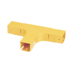 Accesorio en T Horizontal, Con Ángulos a 90º, Para Canaletas FiberRunner™ 2X2, Color Amarillo