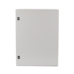 Gabinete de Acero, Nema 4 -IP 65 de 60 x 80 x 30 cm con Platina.