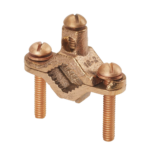 Abrazadera de Bronce para Tierra Física para Conductor 2 AWG, 1 Pieza
