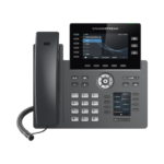Teléfono IP Wi-Fi, Grado Operador, 6 líneas SIP con 6 cuentas, pantalla a color 4.3", puertos Gigabit, Bluetooth, PoE, codec Opus, IPV4/IPV6 con gestión en la nube GDMS