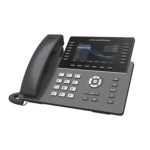 Teléfono IP Wi-Fi, Grado Operador, 14 líneas SIP con 6 cuentas, pantalla LCD  5", puertos Gigabit, Bluetooth, PoE, codec Opus, IPV4/IPV6 con gestión en la nube GDMS