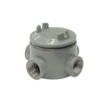 Caja  para áreas peligrosas con Tapa / Tipo GRX de 1/2" (13 mm) / Con 4 salidas.