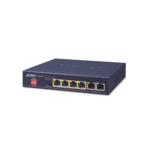Switch No Administrable 4 Puertos 10/100/1000T 802.3at PoE + 2 Puertos 10/100/1000T de Uplink para Escritorio