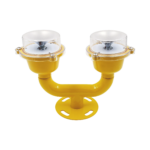 Lámpara de Obstrucción Doble color Rojo / IP65 / Luz fija o parpadeante / Voltaje de Operación 110 AC / 220 AC